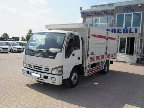 2008 MODEL ISUZU NPR AÇIK AHSAP KASA KAMYON