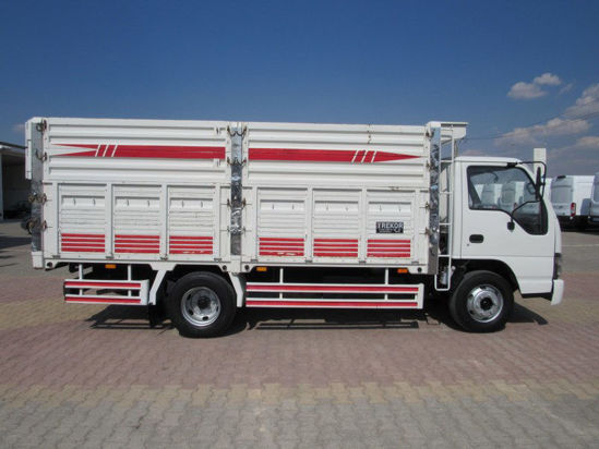 2008 MODEL ISUZU NPR AÇIK AHSAP KASA KAMYON