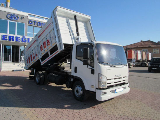 2016 MODEL ISUZU NPR 8 SIFIR DAMPERLİ SAC KASA