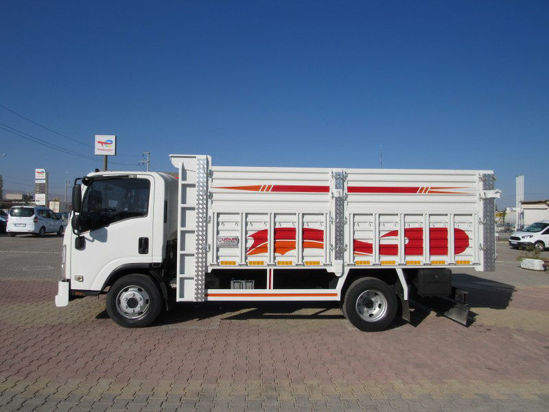 2016 MODEL ISUZU NPR 8 SIFIR DAMPERLİ SAC KASA